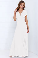 Sexy mujer Multiway Wrap Convertible Boho Maxi Club vestido rojo vendaje vestido largo fiesta damas de honor Infinity Robe Longue Femme