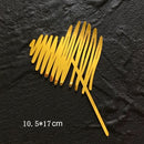 Happy Birthday Love Flag Cake Topper Acrylic Letter Gold Silver Cake Top Flag Decoration for Birthday Party Wedding Supplies