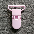 5pcs 25mm Plastic Baby Pacifier Chain Transparent Pacifier Clips Soother Holder For Baby Pacifier Nipples Holder Round Clamp