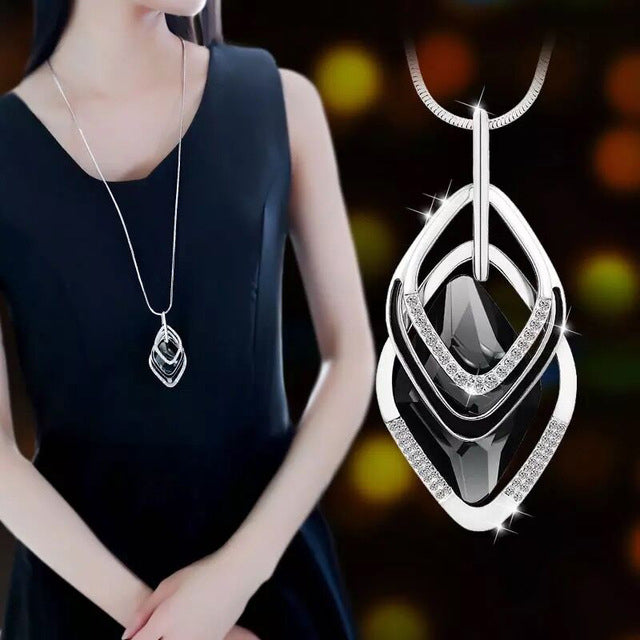 Long Necklaces &amp; Pendants for Women Maxi Collier Femme Geometric Chain Fashion Necklace Statement Colar Accessories Jewelry 2022