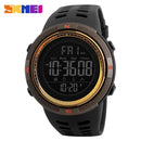 Reloj deportivo SKMEI a la moda para exteriores, relojes multifunción para hombre, reloj despertador Chrono 5Bar, reloj Digital resistente al agua, reloj para hombre 1251