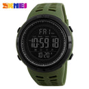 Reloj deportivo SKMEI a la moda para exteriores, relojes multifunción para hombre, reloj despertador Chrono 5Bar, reloj Digital resistente al agua, reloj para hombre 1251
