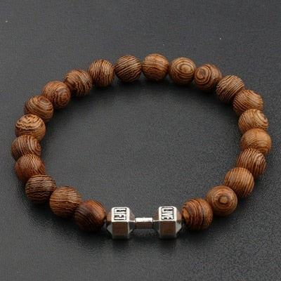 Heiße Männer Natürliche Holzperlen Kreuz Armbänder Onyx Meditation Gebetskette Armband Frauen Holz Yoga Schmuck Homme