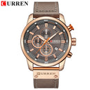 Reloj de cuarzo cronógrafo de lujo de marca superior, relojes deportivos para hombre, reloj de pulsera militar para hombre, reloj CURREN relogio masculino