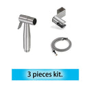 Hand-WC-Bidet-Sprühset Kit Edelstahl-Hand-Bidet-Wasserhahn für Badezimmer-Handsprüher-Duschkopf selbstreinigend