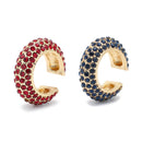 2020 New Fashion Pearl Ear Cuff Bohemia Stackable C Shaped CZ Rhinestone Small Earcuffs Clip Earrings for Women Wedding Jewelry