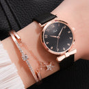 Pulsera de lujo para mujer, relojes de cuarzo para mujer, reloj magnético para mujer, vestido deportivo, reloj de pulsera con esfera rosa, reloj femenino
