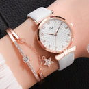 Pulsera de lujo para mujer, relojes de cuarzo para mujer, reloj magnético para mujer, vestido deportivo, reloj de pulsera con esfera rosa, reloj femenino