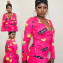 Sexy Women Bodysuit Long Sleeve Deep V Neck Bodycon Stretch Leotard Crop Top Button Short Romper Pajamas Women Jumpsuit Overalls