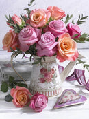 Evershine 5D DIY diamante pintura flor punto de cruz Kit mosaico diamante bordado rosa completo cuentas cuadradas decoración del hogar