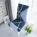 Plain Dining Chair Cover Spandex Elastic Chair Slipcover Case Stretch Seat Cover for Wedding Hotel Banquet Living Room