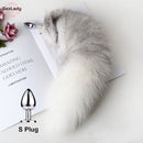 Separable Anal Plug Real Fox Tail Cosplay Butt Plug Anal Sex Tail Adult Products Anal Sex Toys for Woman Couples Men Sexy Shop