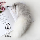 Separable Anal Plug Real Fox Tail Cosplay Butt Plug Anal Sex Tail Adult Products Anal Sex Toys for Woman Couples Men Sexy Shop
