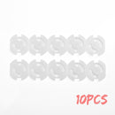 10 Uds toma de corriente de la UE toma de corriente para bebés y niños protección de seguridad para niños protección antichoque eléctrico enchufes Protector cubierta giratoria