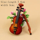 Mikrofon Phonograph Gitarre Violine Trompete Saxophon Trommel Puppe Musikinstrument für Puppen Musikhaus Barpuppe Zubehör