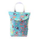 Bolsas de pañales para bebés, bolsa de maternidad, impermeable, mochila de pañales de tela húmeda, funda de pañales reutilizable, bolsa seca y húmeda para el cuidado del bebé de mamá