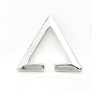 Mode Gothic Dreieck Ohrringe Unisex Punk Rock Kupfer Männer Frauen Ohrstecker Ohrstecker Push-Back Ohrstecker Schnalle Schmuck