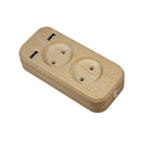 Cargador de enchufe de extensión USB Envío gratis Puerto USB doble 5V 2A Salida usb Salida usb de alta calidad FZ-01-01