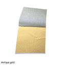 100 Pcs 8.5x9cm Art Craft Imitation Gold Sliver Copper Foil Papers Leaf Leaves Sheets Gilding DIY Craft Decor Design Paper