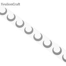 Chzimade 100x3CM Flower Heat-transfer Reflective Tape Stciker Vinyl Film DIY Iron On Fabric Clothing Accessories