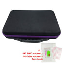 15/30/60/120 botellas 5d accesorios de pintura de diamantes caja de almacenamiento de herramientas estuche de transporte bolsa de contenedor de herramientas de pintura de diamantes