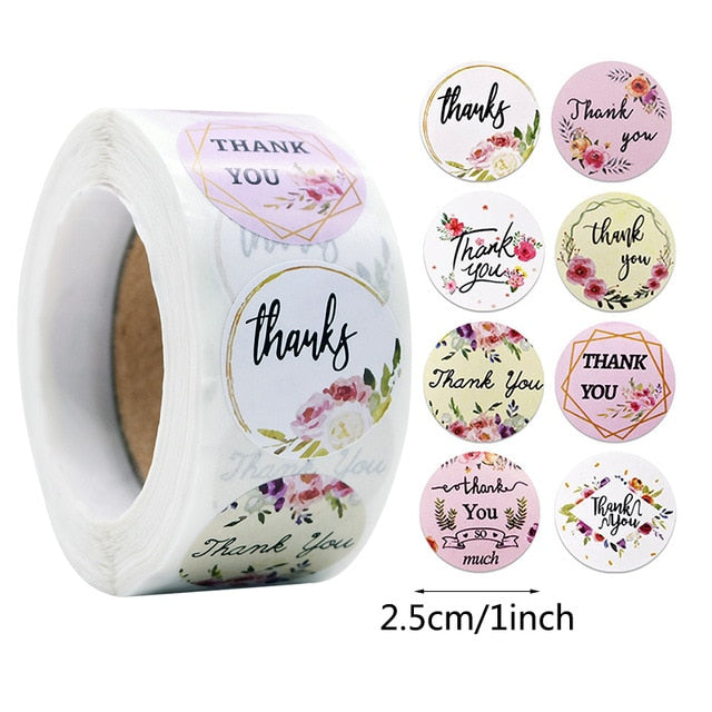 Pegatinas de sellado para regalo, 500 Uds., diseño de amor, pegatinas para álbum de recortes diario, etiquetas decorativas para regalo de fiesta de cumpleaños