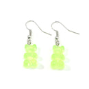 originality statement minimalist dangle earring jelly Polychromatic Bear drop earrings fashion minimalist stud earings for women