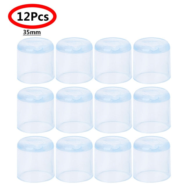 12 Uds. De goma para muebles, pies, mesas, sillas, patas, tapas para extremos, cubiertas, puntas, protectores de suelo para interior, hogar, exterior, Patio, jardín, oficina