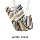 Hamaca portátil silla cuerda colgante silla columpio asiento para viaje Camping jardín interior exterior hamaca columpios muebles