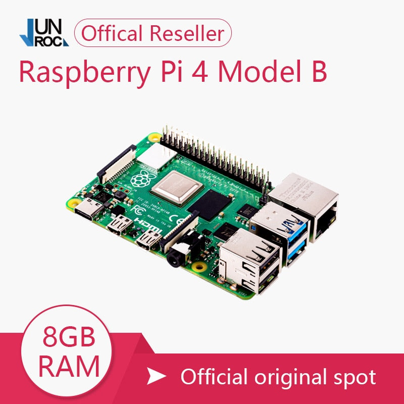 Nuevo Original Oficial Raspberry Pi 4 Modelo B RAM 2G4G8G 4 Core 1.5Ghz 4K Micro HDMI Pi4B 3 Velocidad que Raspberr Pi 3B+