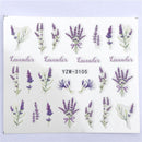 YWK 1 PC Transparent Color Flower Water Transfer Sticker Nail Art Decals DIY Fashion Wraps Tips Manicure Tools