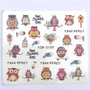 YWK 1 PC Transparent Color Flower Water Transfer Sticker Nail Art Decals DIY Fashion Wraps Tips Manicure Tools