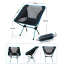 Beach Chair Fishing Grazing Camping Ultralight Folding Chair Outdoor Furniture 7075 Al Oxford Fabric Max 150kg Modern Moon Chair