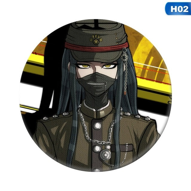 Anime Danganronpa Monokuma Naegi Makoto Kirigiri Kyouko Maizono Sayaka Insignias Broche Iconos