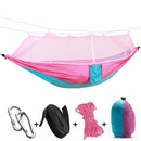 Mosquito Net Hammock Outdoor Parachute Camping Hanging Sleeping Bed Swing Portable Double Chair Double Person Hammocks