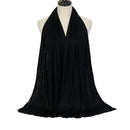 Modischer Hijab-Schal aus modalem Baumwolljersey, langer muslimischer Schal, einfarbig, weich, Turban, Krawatte, Kopfwickel für Frauen, Afrika, Stirnband, 170 x 60 cm