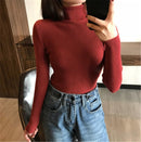 Frauen Pullover 2020 Herbst Winter Tops Koreanische Dünne Frauen Pullover Gestrickte Pullover Jumper Weiche Warme Pull Femme