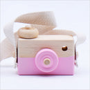 New Children Wooden Camera Toys Hanging Camera Photography Decoration Children Educational Toys for  Birthday Christmas Gifts