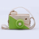 New Children Wooden Camera Toys Hanging Camera Photography Decoration Children Educational Toys for  Birthday Christmas Gifts
