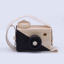 New Children Wooden Camera Toys Hanging Camera Photography Decoration Children Educational Toys for  Birthday Christmas Gifts