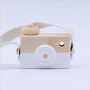 New Children Wooden Camera Toys Hanging Camera Photography Decoration Children Educational Toys for  Birthday Christmas Gifts
