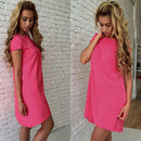 Summer Dress 2020 Hooded Sweatshirt O-neck Sexy Elegant Women Party Dresses Fashion Bodycon Short Dress Package Hips Slim Female
