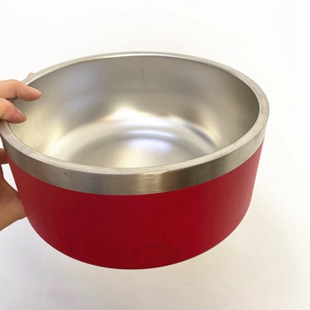 Seven color Stainless Steel bowl, Non-Slip Dog Bowl, Holds 64oz