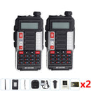 2PCS Baofeng UV 10R Professional Walkie Talkies High Power 10W Dual Band 2 way CB Ham Radio hf Transceiver VHF UHF BF UV-10R New