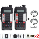 2PCS Baofeng UV 10R Professional Walkie Talkies High Power 10W Dual Band 2 way CB Ham Radio hf Transceiver VHF UHF BF UV-10R New