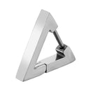 Mode Gothic Dreieck Ohrringe Unisex Punk Rock Kupfer Männer Frauen Ohrstecker Ohrstecker Push-Back Ohrstecker Schnalle Schmuck