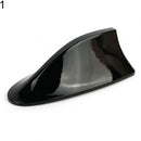 Universal Car Roof Shark Fin Decorative Aerial Antenna Cover Sticker Base Roof Carbon Fiber Style For BMW/Honda/Toyota