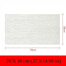 Self adhesive Waterproof TV Background Brick Wallpapers 3D Wall Sticker Living Room Wallpaper Mural Bedroom Decorative Stickers