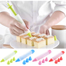 Silicone Food Writing Pen Chocolate Decorating Tools Cake Mold Cream Cup Cookie Icing Piping Pastry Nozzles Kitchen Accessories