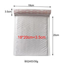 50 Pcs Of Different Specifications White Bag Foam Envelope Foam Foil Office Packaging Envelope Moistureproof Vibration Bag